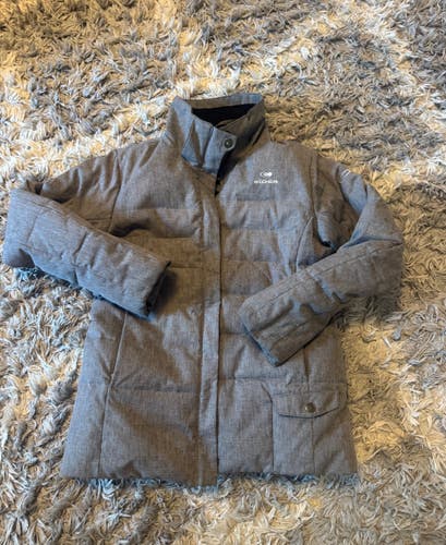 Excellent condition Eider insulated ski jacket- heather gray, Women’s Size 10.