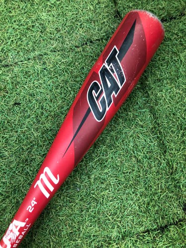 2019 Marucci CAT Alloy Bat USABat Certified (-11) Alloy 13 oz 24" (Used)
