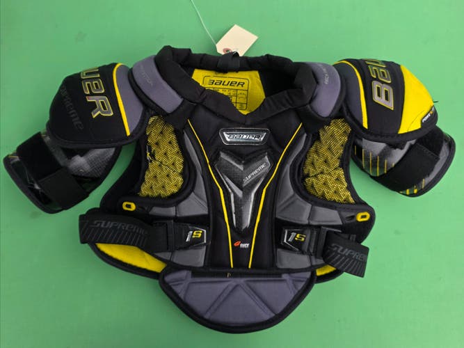 Large Junior Bauer Supreme 1S Shoulder Pads