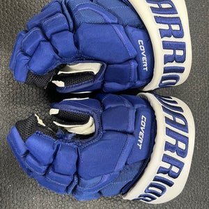Toronto Maple Leaf Rasmus Sandin Warrior Covert Pro Gloves 14" Pro Stock (Used 1 Game)