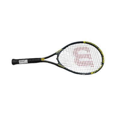 Used Wilson Stop Shock Adult Tennis Racquet Black 4 5 8" 11859-s000031333