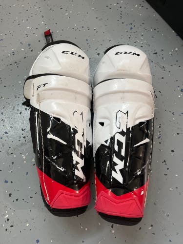 Junior CCM JetSpeed FT485 12" Shin Pads (Used)