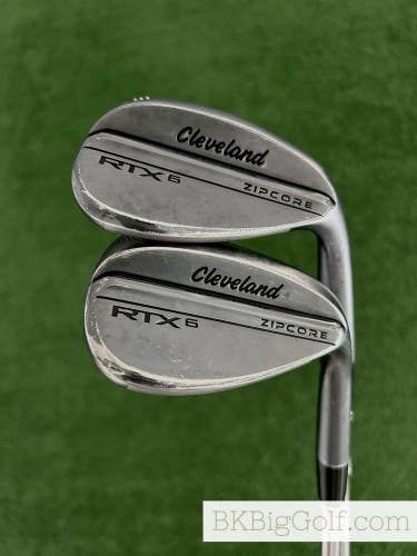 Cleveland RTX6 Zipcore Black 2 Wedge Set (56 & 60 Degrees)