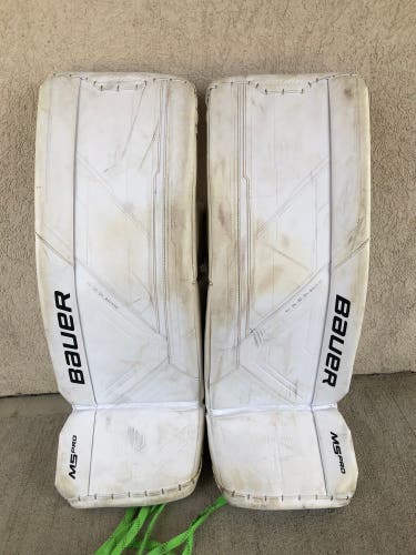 Intermediate Large Bauer Supreme M5 Pro Goalie Leg Pads (Used)
