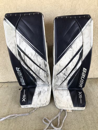 Intermediate Small Bauer Vapor X5 Pro Goalie Leg Pads (Used)