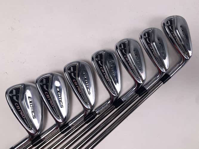 Tour Edge Exotics CB Pro Tungsten Iron Set 4-PW Recoil 460 F3 Regular RH