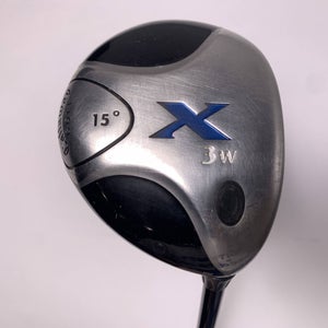 Callaway X 3 Fairway Wood 15* 60g Senior Graphite Mens RH