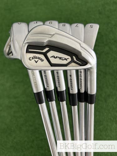 Callaway Apex CF16 Forged Iron Set 5-A / KBS $-Taper 110 Stiff
