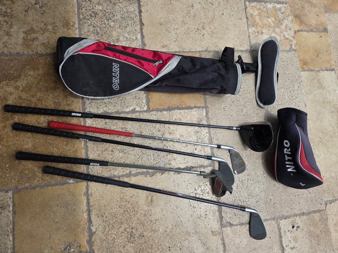 Junior Nitro blaster Right Handed Clubs (Full Set) 5 Pieces (Used)