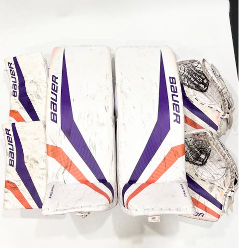 Bauer Supreme Shadow (pads) and Vapor (gloves/blockers) Full Set - Large (35+1”)