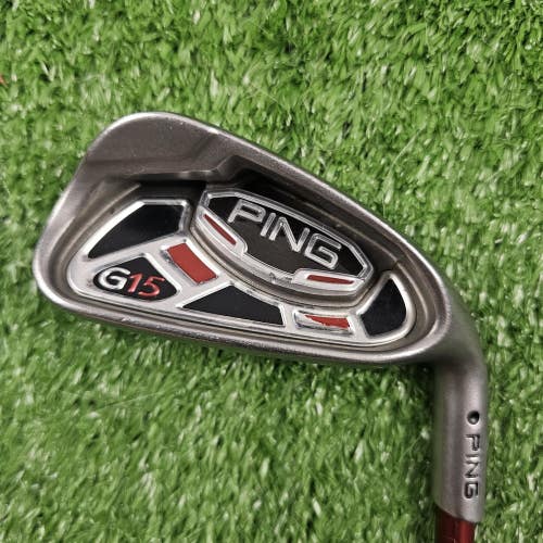 PING G15 Black Dot Single 6 Iron TFC 149 Regular Flex Graphite RH 37.5"