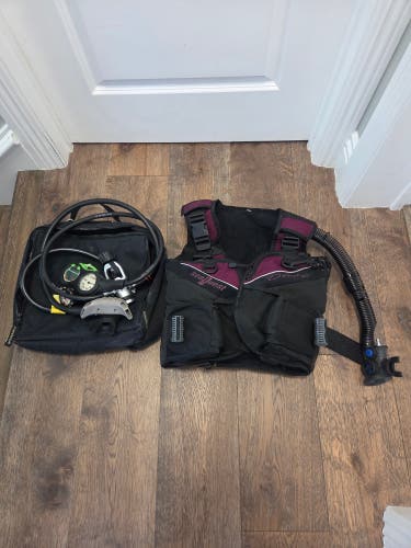 SeaQuest BCD and Aeris dive computer/regulator(Used)