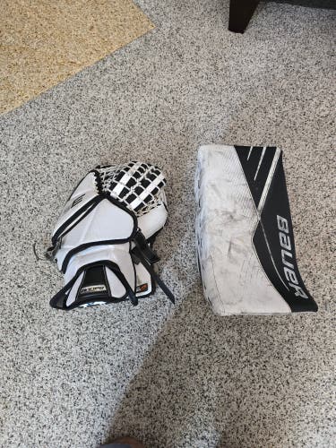 Bauer Supreme 3S Goalie Glove & Blocker Set | Used 1 Season - Great Shape (Used)