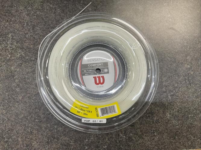 Wilson Sensation Comfort 16g 660ft/200m String Reel Natural