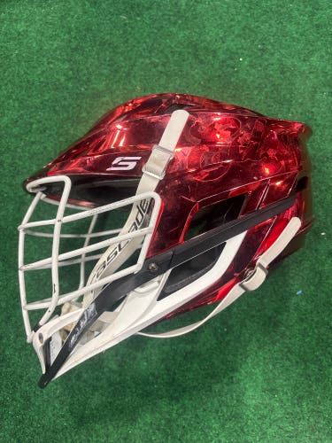 Red Chrome Adult Cascade S Helmet (Used) OSFM