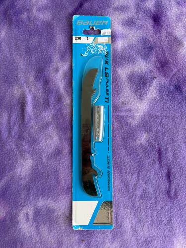 Bauer LS PULSE TI Holders, Runners, & Replacement Steel Blades 230 mm (New)