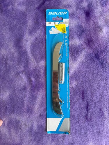 Bauer LS PULSE Holders, Runners, & Replacement Steel Blades 221 mm (New)