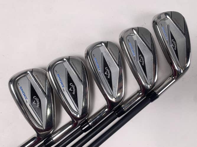 Callaway Paradym Ai Smoke HL Iron Set 6-PW Cypher Fifty 5.0 50g Senior RH