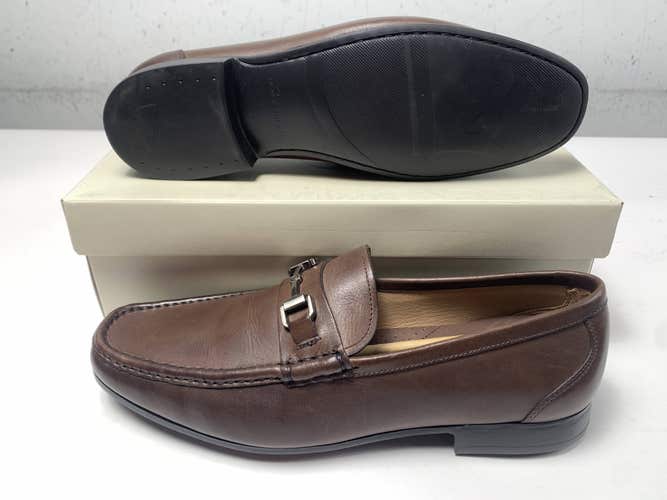 Peter Millar Crown Leather Bit Loafer Brown Men's SZ 11.5 NEW