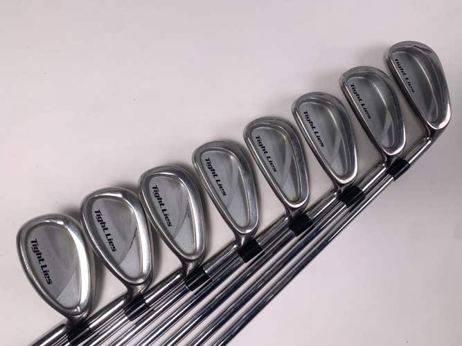 Adams Tight Lies Iron Set 3-PW+SW True Temper Regular Steel Mens RH No 8 iron