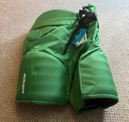 Bauer Senior Medium Pro Stock Hockey Pants Toronto St Pants Kelly Green