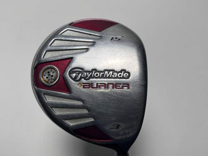 TaylorMade Burner Steel 2007 3 Fairway Wood 15* REAX SuperFast 50g Stiff RH