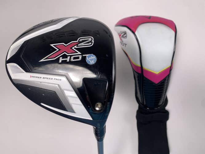 Callaway X2 Hot Womens Driver 10.5* Ladies Graphite Womens RH HC Undersize Grip