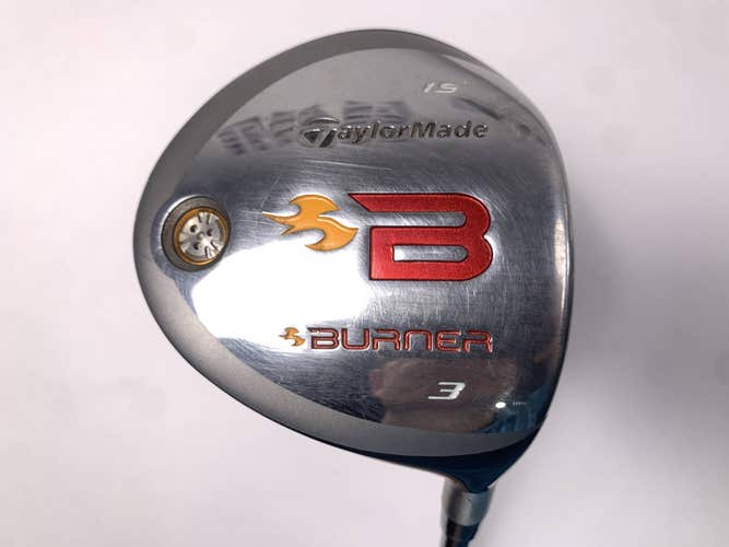 TaylorMade Burner 2008 3 Fairway Wood 15* REAX 49g Regular Graphite Mens RH