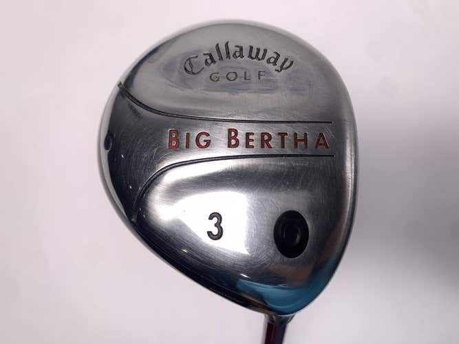 Callaway Big Bertha 2004 3 Fairway Wood 15* RCH 75w Firm RH
