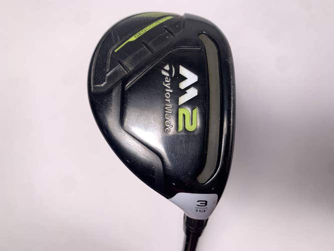 TaylorMade M2 2019 3 Hybrid 19* M2 REAX 75g Stiff Graphite Mens RH Midsize Grip