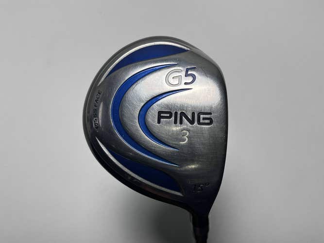 Ping G5 3 Fairway Wood 15* Aldila NV Green 65g Stiff Graphite Mens RH