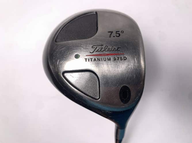 Titleist 975 D Driver 7.5* UST ProForce 75 Gold Stiff Graphite Mens RH