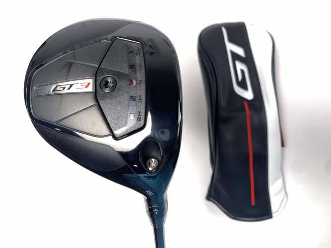 Titleist GT3 3 Fairway Wood 15* HZRDUS 6.0 Gen 4 Dual Torsional 70g Stiff RH HC