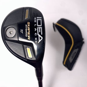 Adams Idea Super Black Hybrid 17* Aldila Voodoo SNV8 Stiff Graphite Mens RH HC