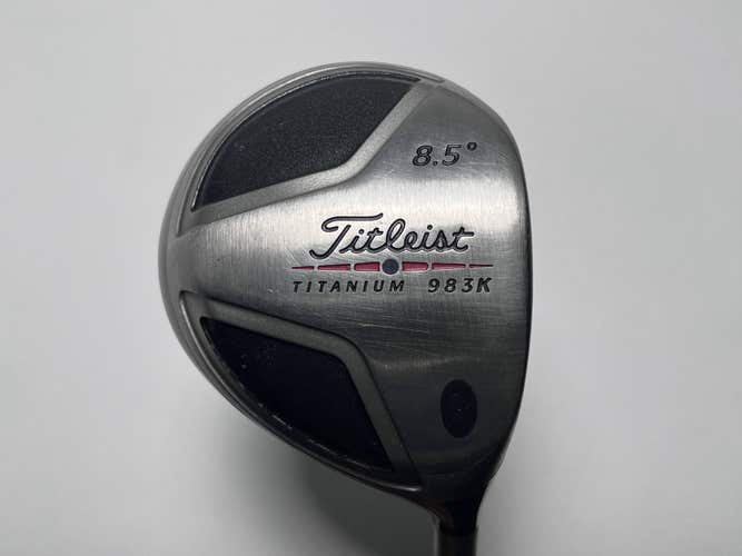 Titleist 983 K Driver 8.5* Aldila NV Green 65g Stiff Graphite Mens RH