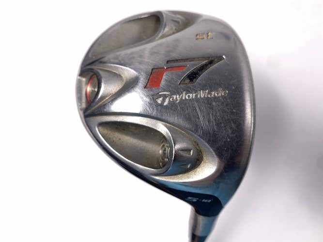 TaylorMade R7 Steel 5 Fairway Wood 18* REAX 70g Stiff RH Midsize Grip