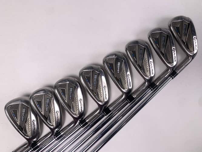 TaylorMade SIM2 MAX Iron Set 4-PW+GW KBS Max MT 85g Regular Steel Mens RH