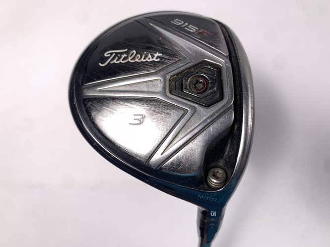 Titleist 915 F 3 Fairway Wood 15* Mitsubishi Rayon Diamana S+70x5ct 70g Stiff RH