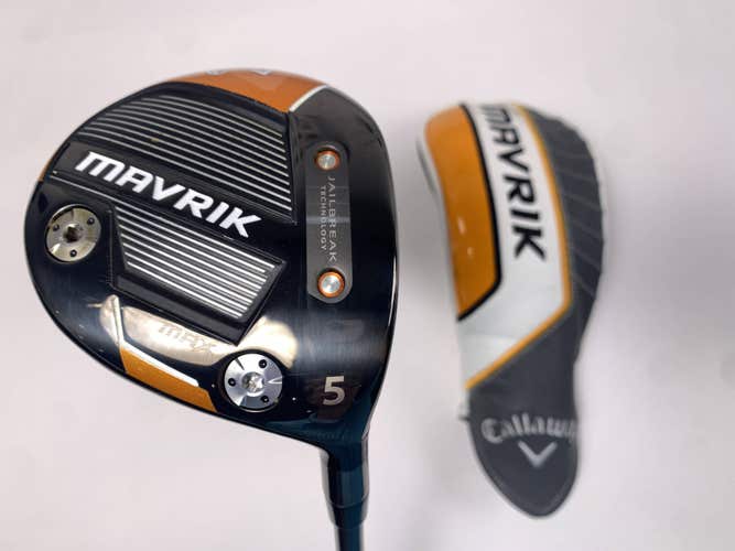 Callaway Mavrik Max 5 Fairway Wood 18* Even Flow Riptide 6.0 60g Stiff RH HC