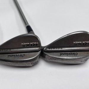 Cleveland RTX 6 ZipCore Tour Rack Raw Wedge Set 52*10 56*10 SteelFiber XStiff RH