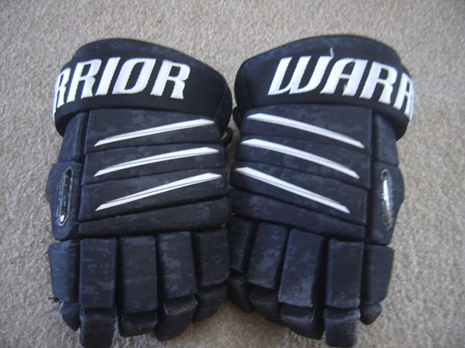 Excellent Condition Limited Edition Warrior Alpha QXSE Digital Camo Senior Hockey Gloves 14"
