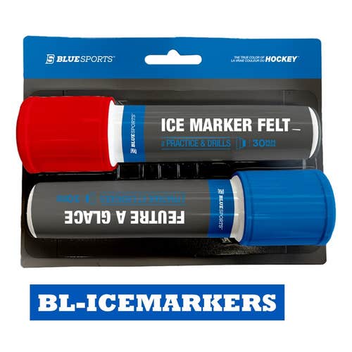 New Bluesports Ice Markers - 2 Pack Blue/Red (BL-ICEMARKERS)