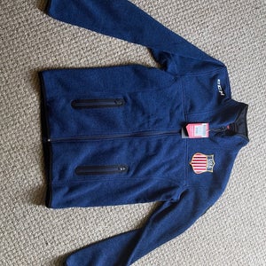 Blue Men's Medium CCM USA Hockey Fleece Senior Medium Brand New