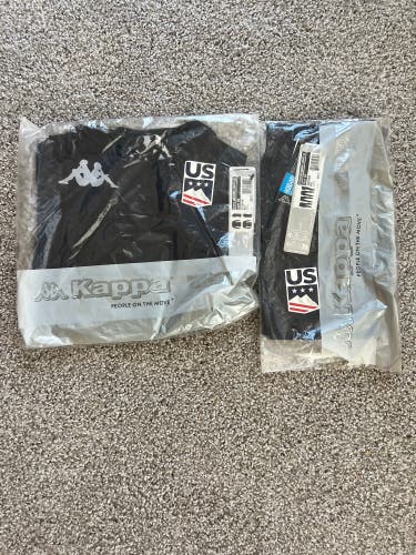 New US Ski Team Kappa Long Underwear Set, Womens size small