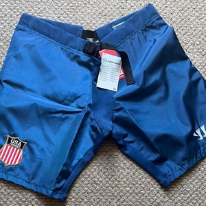 Blue Medium Warrior USA Hockey  Pant Shell