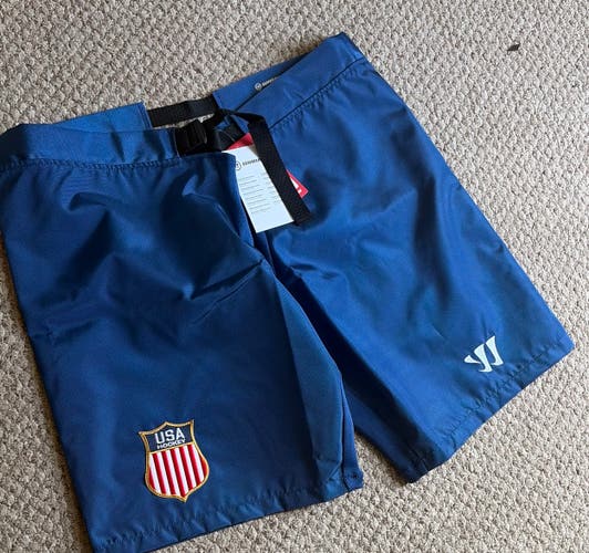 Blue Small Warrior USA Hockey Pant Shell