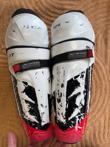 Junior CCM JetSpeed FT485 Shin Pads 11" (Used)