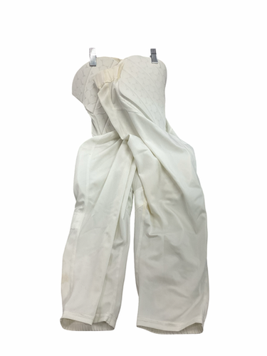 Used Under Armour Adult Fb Integrated Pants White Md 11613-s000183487