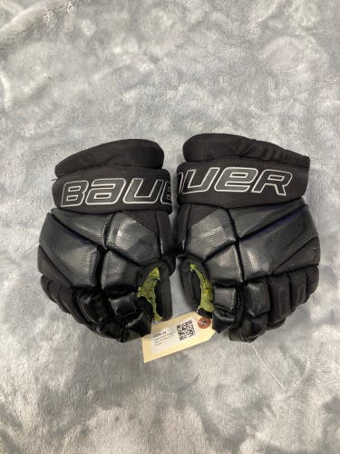 Black Youth Bauer Vapor 3X Gloves 10" (Used)