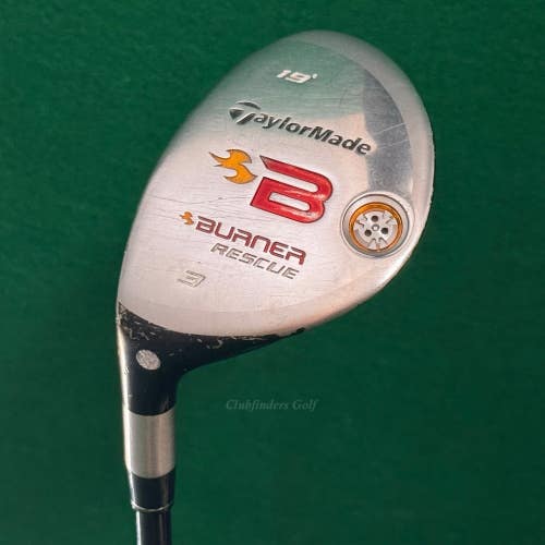 LH TaylorMade Burner Rescue 19 3 Hybrid Burner REAX 60-R Graphite Regular